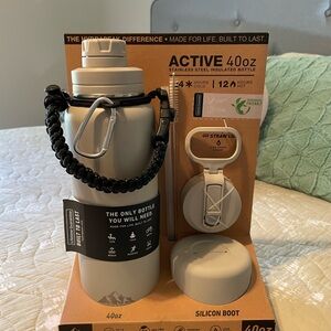 Active 40oz Stainless Steel Insulated Bottle